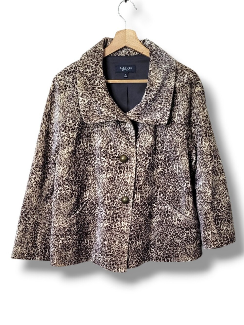 Talbots Velvet Swing Jacket